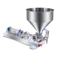 Nouvelle machine de remplissage semi-automatique BANMO pour liquides et pâtes, idéale pour le remplissage de shampooings, crèmes cosmétiques, miel, beurre de cacahuète et petits flacons.