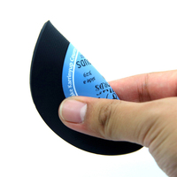 Sous-verre en PVC souple imperméable pour bureau, hôtel, disque rond en vinyle