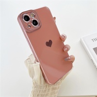 Nouvelle coque de téléphone portable de luxe au design Chrome Heart, électroplaquée, pour iPhone 16 15 14 Pro Max 11 12 13 avec protection d'objectif