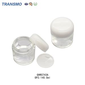 Reusable 100g Glass Cream Jar Customize Glass Cosmetic Jar 130g Eco Friendly Jars Glass - Product Image 1