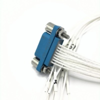 Connecteur de câble rectangulaire à coque plastique haute fiabilité MIL-DTL-83513 Micro-D J30-15ZKP J30 15 broches pour UAV