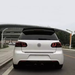 Kit de Carrocería Modificado, Parachoques Delantero, Parachoques Trasero, Rejilla, Escape, Faldones Laterales para Volkswagen Golf 6 2008-2012 al Estilo R20 - Product Image 6