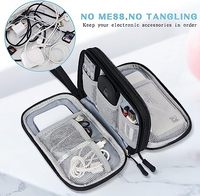 Mini pochette de rangement pour téléphone portable, cartes SD, accessoires électroniques, sac de transport pour voyages