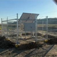 Beveiligingsomheining voor elektriciteitsstation, anti-klim metaalgaas met prikkeldraad voor infrastructuurveiligheid