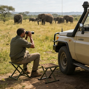 Taburete Plegable de Nailon de Alta Calidad a Precio de Fábrica, Silla Resistente <span class=keywords><strong>para</strong></span> Pesca y Camping al Aire Libre - Product Image 1