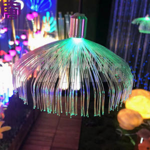 Lustre LED Fibre Optique Méduse RVB Colorée DIY, Lumière d'Ambiance Décorative Multicolore pour Intérieur, IP65 Universel - Product Image 2