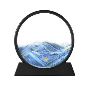 XINBAOHONG 2023 nouveau Design sablier 3D Mobile peinture sur sable liquide Art mouvement pour décoration de bureau cadeaux