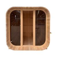Bon marché Salle de sauna de style moderne à prix réduit pour 3 personnes avec générateur de vapeur et design finlandais