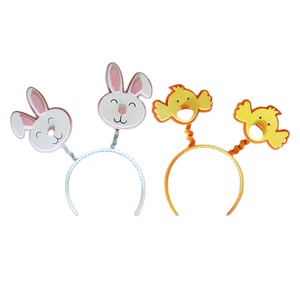 Pâques nouveau mignon créatif lapin oreilles bandeau enfants dessin animé lapin poulet cheveux accessoires Festival cadeau - Product Image 1
