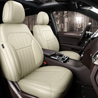 Housses de siège de voiture en cuir Ensemble complet de housses de siège de véhicule automobile antidérapantes étanches personnalisées pour Audi, Mercedes-Benz, BMW