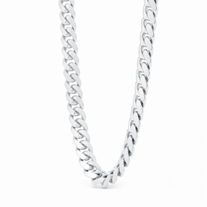 Cadena Cubana de Platino Pt950 Blanca Sólida de Alta Calidad, Collar Unisex Minimalista de Lujo, Regalo de Joyería de Platino - Product Image 6