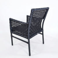 Chaise de jardin moderne d'extérieur légère, portable, imperméable en rotin – Vente directe usine pour la salle à manger