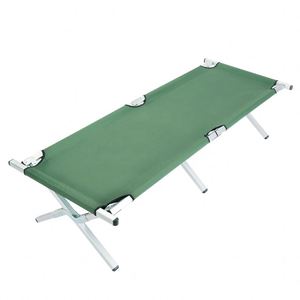 Hot Sale Outdoor Tactical Portable Aluminum Foldable Camping Bed 600D Oxford <b>Folding</b> <b>Cot</b> - Product Image 4