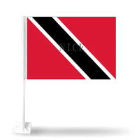 Drapeau de toit de voiture personnalisé du Honduras, drapeau en polyester à fixer sur le toit de la voiture pour les défilés, les jours de match et les jours fériés nationaux