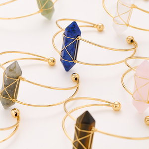 JD GEMS Braccialetto Personalizzato con Torre di Quarzo Rosa Naturale a Doppia Punta per <span class=keywords><strong>Guarigione</strong></span> <span class=keywords><strong>e</strong></span> <span class=keywords><strong>Meditazione</strong></span>, Gioiello Energetico Fatto a Mano - Product Image 3