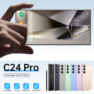 2025 nuevo S25 Ultra C24 Pro 16GB + 1TB 5G teléfono inteligente 7,3 pulgadas 48MP + 108MP <span class=keywords><strong>Android</strong></span> 14 teléfono inteligente global desbloqueado - Product Image 2
