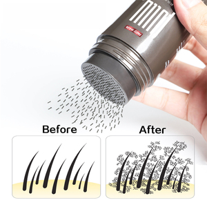 Poudre coiffante pour barbe à tenue forte, fibres végétales instantanées pour la croissance des cheveux épais, logo personnalisé - Product Image 4