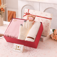 Coffret Cadeau Premium Saint-Valentin : Écharpe et Tasse Thermos pour Elle – Logo Personnalisé, Luxe, Promotions d'Entreprise, Mariage