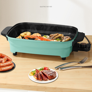 Poêle électrique à double oreille de vente chaude poêle de cuisson en aluminium moulé sous pression antiadhésive pour un usage domestique pour la pizza et la marmite - Product Image 6