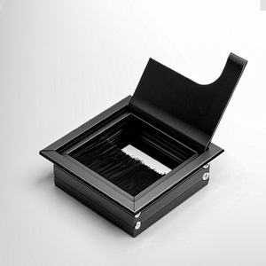 Boîte à câbles en alliage d'aluminium, couvercle rectangulaire, organisateur de bureau durable à fixer au mur - Product Image 2