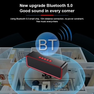 Mini Subwoofer Inalámbrico Portátil, Altavoz de Audio Digital Bluetooth Interconectado TWS - Product Image 5