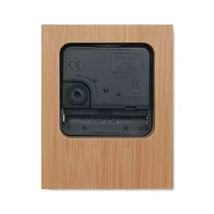 Reloj de mesa de bambú CLAMBU, merchandising sostenible - Product Image 3