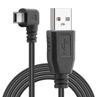 USB 2,0 tipo A macho a USB Mini B coche vehículo cargador adaptador cable