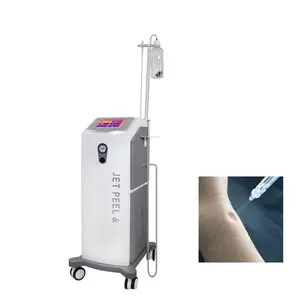 Thường vụ Salon oxy nước mạnh mẽ máy bay phản lực Peel máy trên khuôn mặt cho trẻ hóa da với 8 thanh