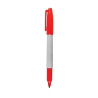 Marqueurs permanents personnalisés directement du fabricant, pointe ultra-fine, encre noire, ensemble de fournitures de bureau de qualité supérieure, écriture double face