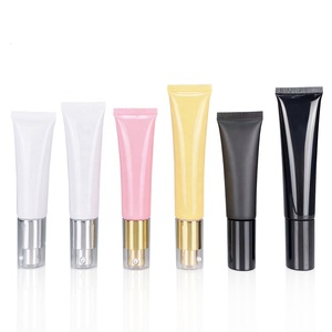 JIE MEI Stock 30g 35g 40g Cosmético Airless Pressed Pump Squeeze Tube para protector solar Crema facial Loción Foundation Squeeze PE Tube - Product Image 1