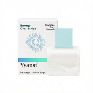 Premium Energy Custom Oral Strips 30 Counts Fast Melt Sugar-Free Vegan <b>Film</b> For Adult OEM Private Label Health Supplement - Product Image 1