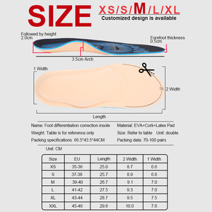 Solette Correttive per Piede Piatto in Sughero, Traspiranti e Confortevoli, Supporto per Arco Plantare in EVA - Product Image 5