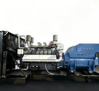 Groupe électrogène industriel refroidi par air WUXI POWER 2000 kW triphasé, générateur de secours à commande à distance