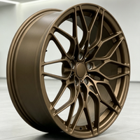 Rines de Aleación de Aluminio Forjado Monobloque Personalizados de 15-26 Pulgadas 7-13J, Diseño Cóncavo Pulido, Nuevos para Automóviles de Pasajeros, Retrofit de 25 mm ET