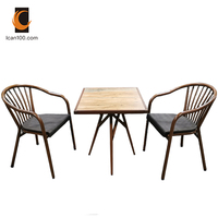 Chaise basse en Bambou, De luxe, moderne, De qualité supérieure, style rétro, idéal pour un Restaurant, 1 unité
