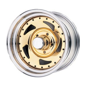 <span class=keywords><strong>Chrome</strong></span> และ Gold 16 "ล้อ5X114.3ลึกจานรถขอบ4x4 - Product Image 1