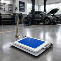 Amsxzo HY-1001 Testeur de dégagement de châssis portable à manivelle pour automobile et camionnette légère, 38 kg, pour rotule de suspension et silentbloc