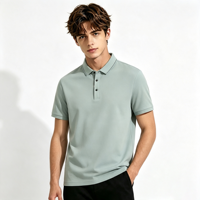 Chemises polo en coton uni pour hommes, manches courtes, respirantes, polos de travail, logo personnalisé, ODM OEM, 240g, polos publicitaires vierges