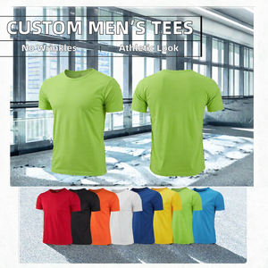Camiseta de Cuello Redondo Transpirable para Hombre, Camiseta de Manga Corta de Punto, Ecológica, de Secado Rápido, Informal - Product Image 2