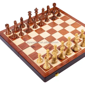 High Quality Big 52.8cm Kids Checkers Board Game Party Wooden Crafted Pieces Gift Family Package Handcrafted Chess Set Wood Ches