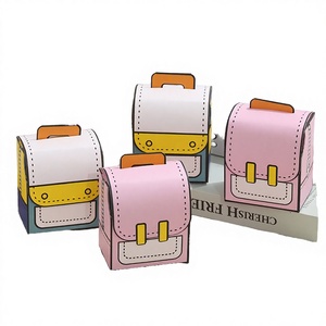 Recycled Materials Graduation Schoolbag Shape <b>Gift</b> <b>Box</b> for Graduation Celebrations - Product Image 3