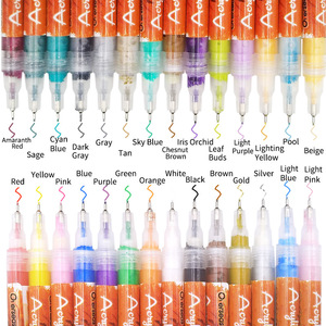 Art Graffiti Pen <span class=keywords><strong>disegno</strong></span> impermeabile pittura Liner Brush linee astratte fai-da-te dettagli Nail Art Beauty Tool - Product Image 5