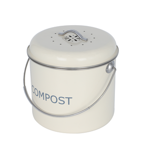 Poubelle de compostage en acier inoxydable pour comptoir de cuisine, personnalisable <span class=keywords><strong>avec</strong></span> logo, 1,5/3/6 L, <span class=keywords><strong>avec</strong></span> <span class=keywords><strong>couvercle</strong></span> - Product Image 1