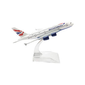 Modelo de Avión de Resina Realista a Escala 30cm del Avión A380 del Reino Unido, Recuerdo, Regalo de Navidad y Halloween - Product Image 2