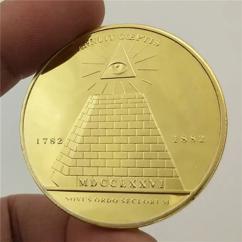 Dollar Pyramid American Metal Dealers Stamping Coins metal coin