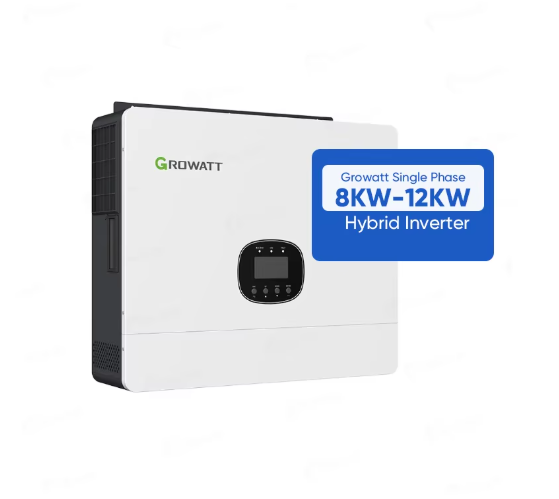Best Price EU Version Single Phase 230Vac Hybrid Solar on Off Grid Inverter Growatt SPE 8000-12000ES