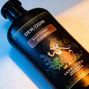 Champú Líquido Profesional Personalizable de Jengibre Negro OEM, Control de Caspa, Equilibrio de Grasa, Nutrición del Cuero Cabelludo, Cabello Sin Frizz - Product Image 3