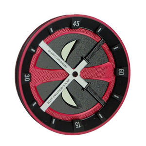 Montre Orino DL-434 personnalisée avec motif de fond Tortues <span class=keywords><strong>Ninja</strong></span>, cadran en laiton avec fonction épée, diamètre 28,5 mm, thème dessin animé, poids 3g - Product Image 4