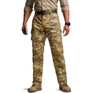 Pantalones Cargo de Camuflaje para Hombre, Tejido Elástico Transpirable, Resistentes al Agua, Ripstop, Ligeros, para Actividades al Aire Libre - Product Image 1