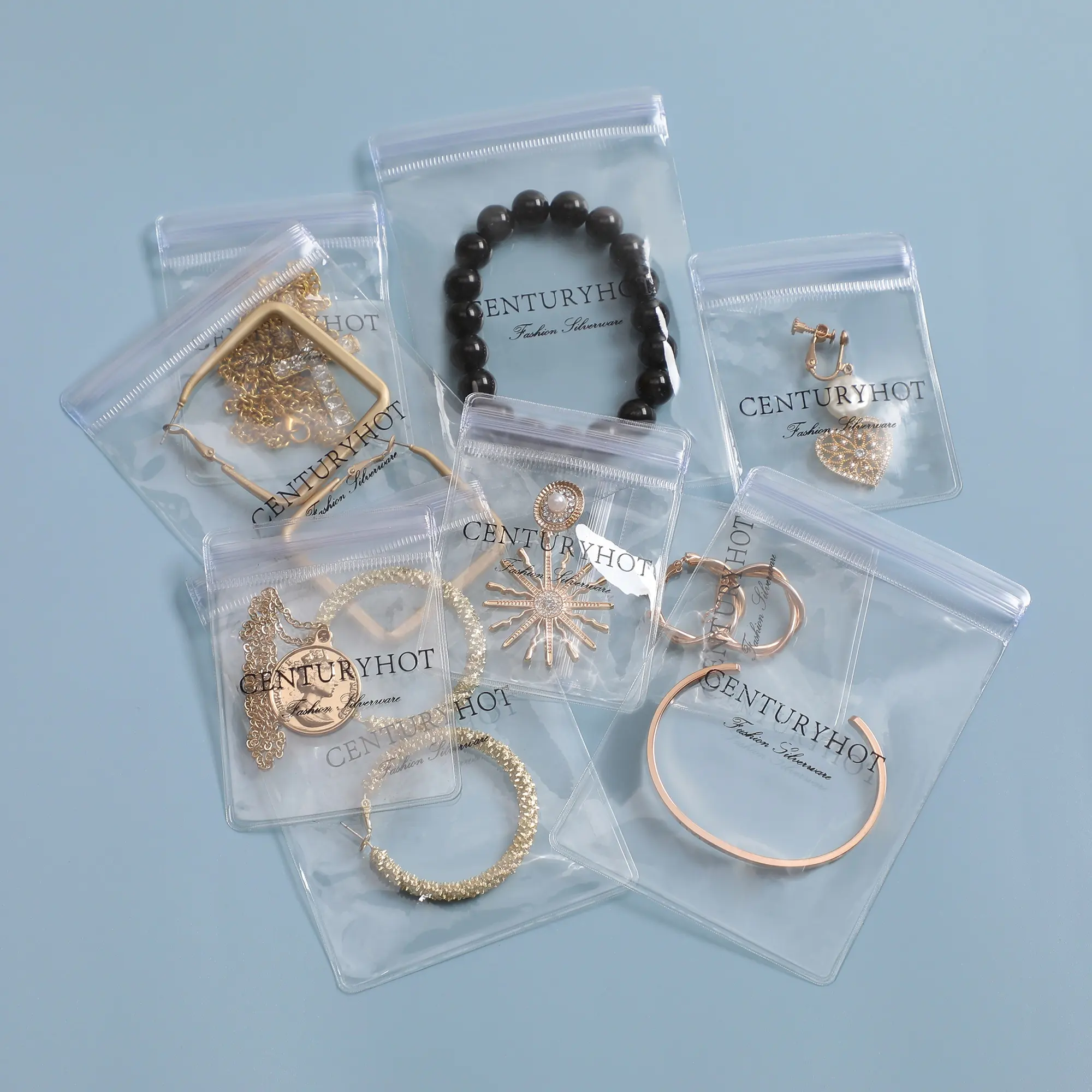 Plastic jewelry bags wholesale